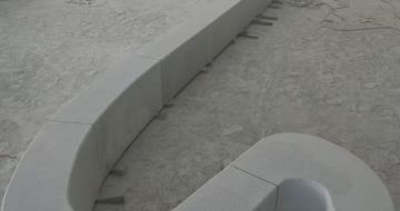 娄底 花岗岩整石坐凳拼装