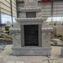 娄底 芝麻灰高档墓碑、土墓，一套也支持定做