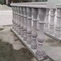 娄底 芝麻白圆形光面花瓶柱，栏杆
