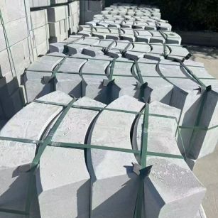 娄底 芝麻灰弧形路沿石