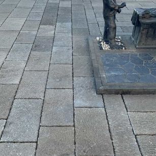 娄底仿古石铺装效果