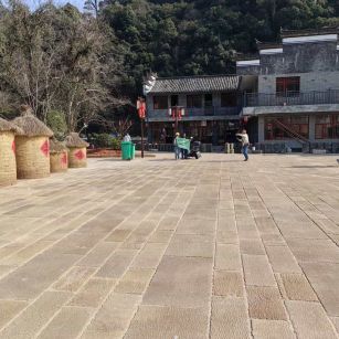 娄底仿古石铺装效果