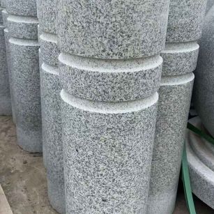 娄底 芝麻白花岗岩挡车柱、隔离柱多少钱