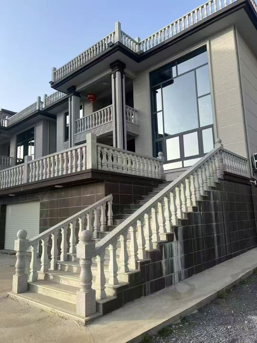 娄底 芝麻白别墅阳台栏杆，楼梯栏杆