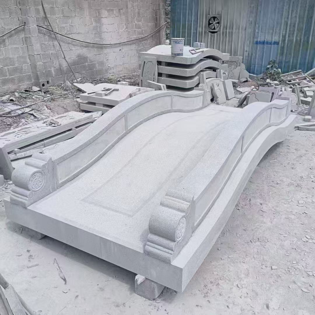 娄底 芝麻灰花岗岩园林景观 小石桥