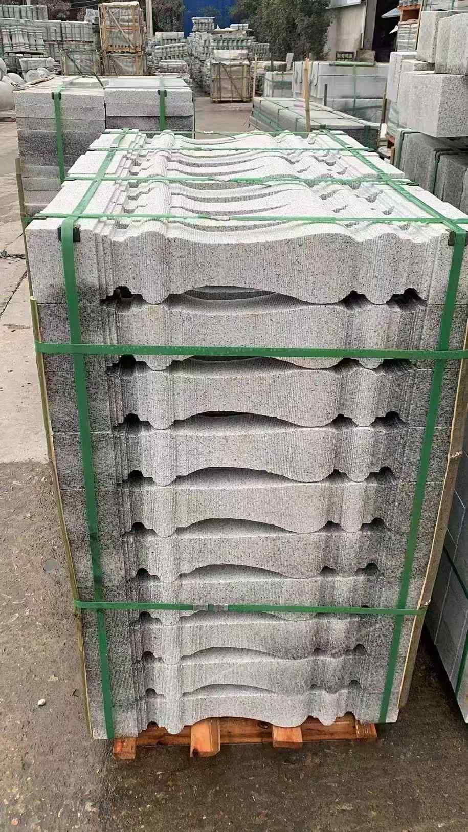 娄底 芝麻白方形拉丝面，栏杆花瓶柱