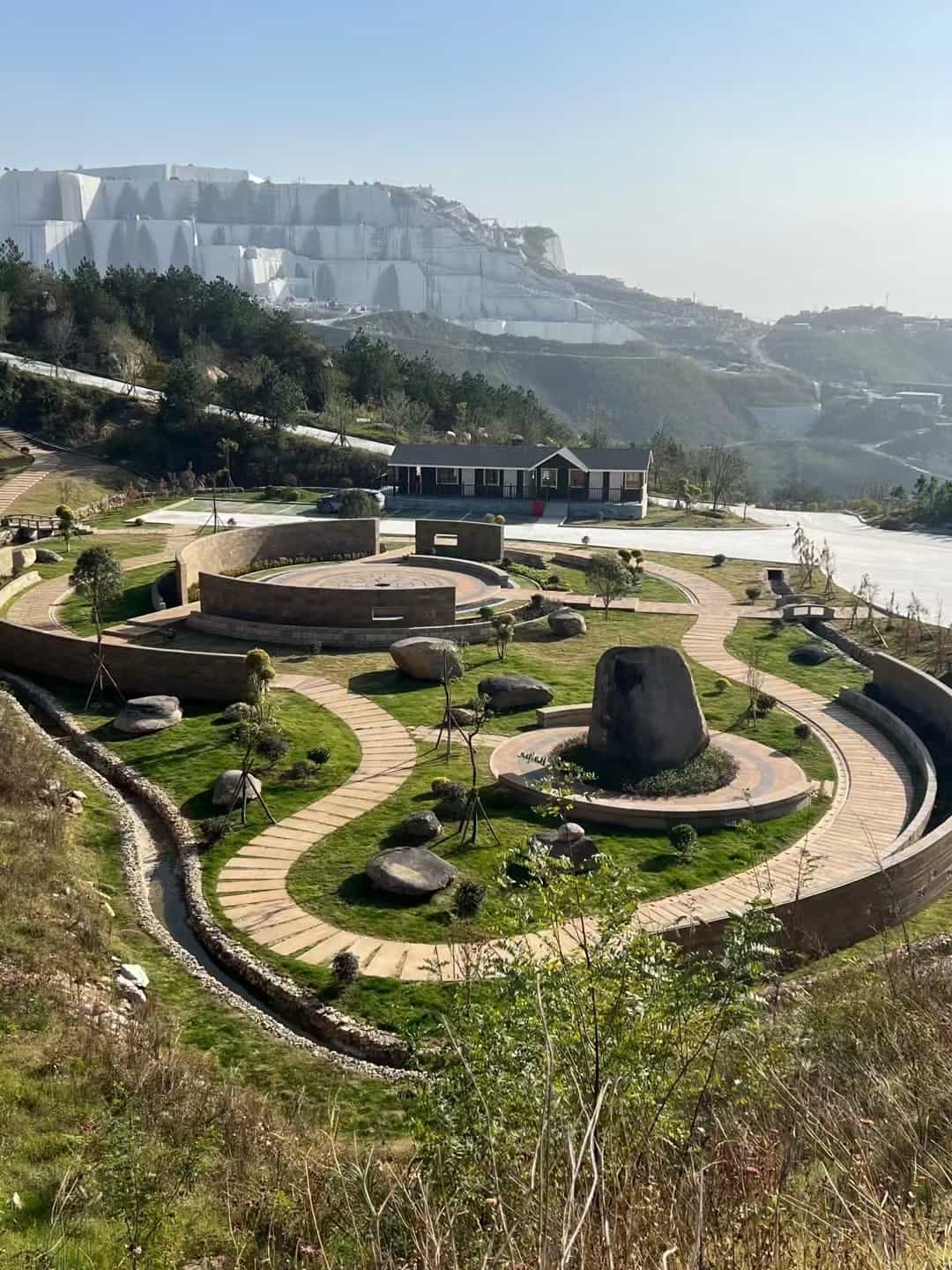 娄底仿古石铺装整体效果