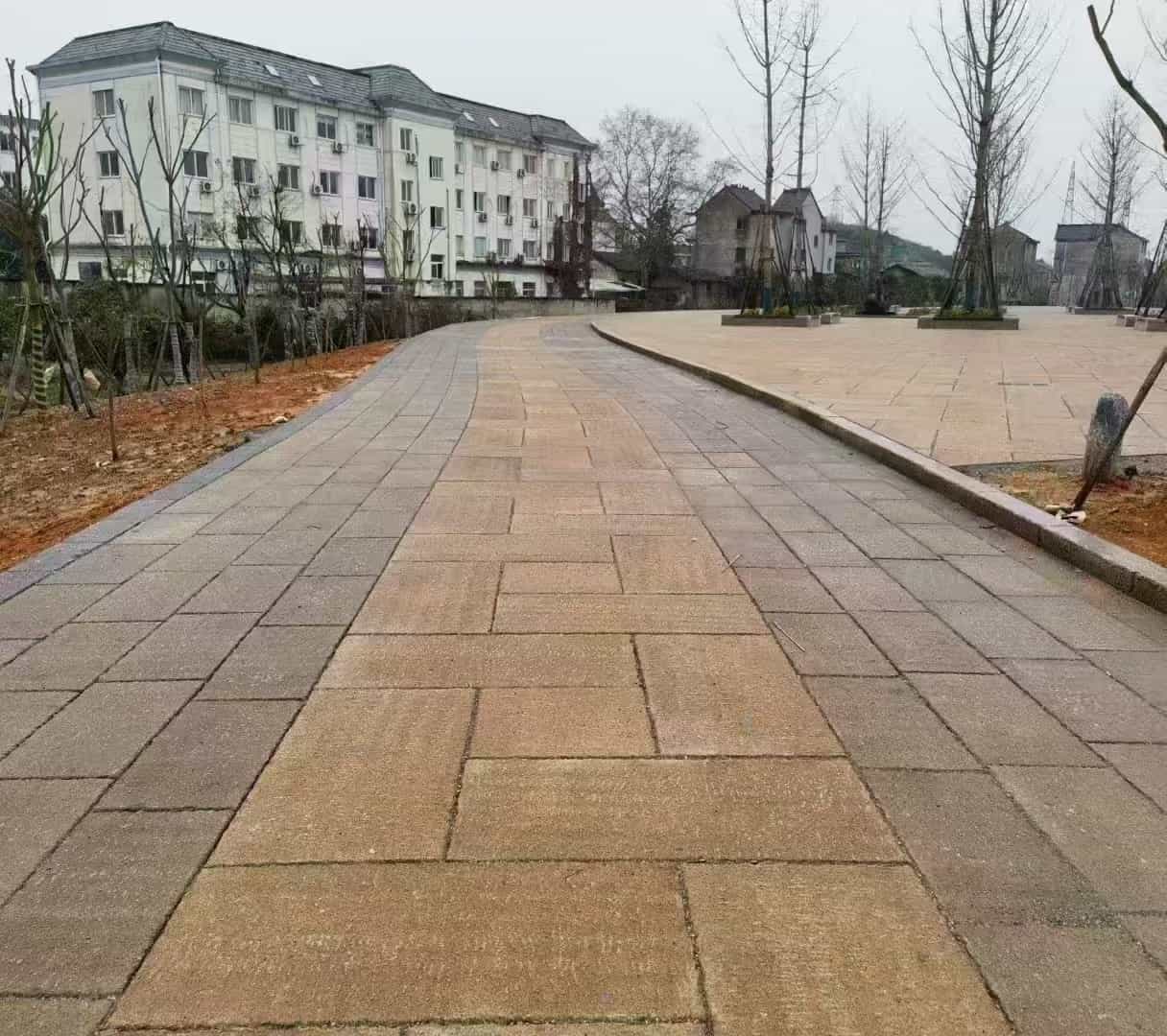 娄底仿古石铺装效果