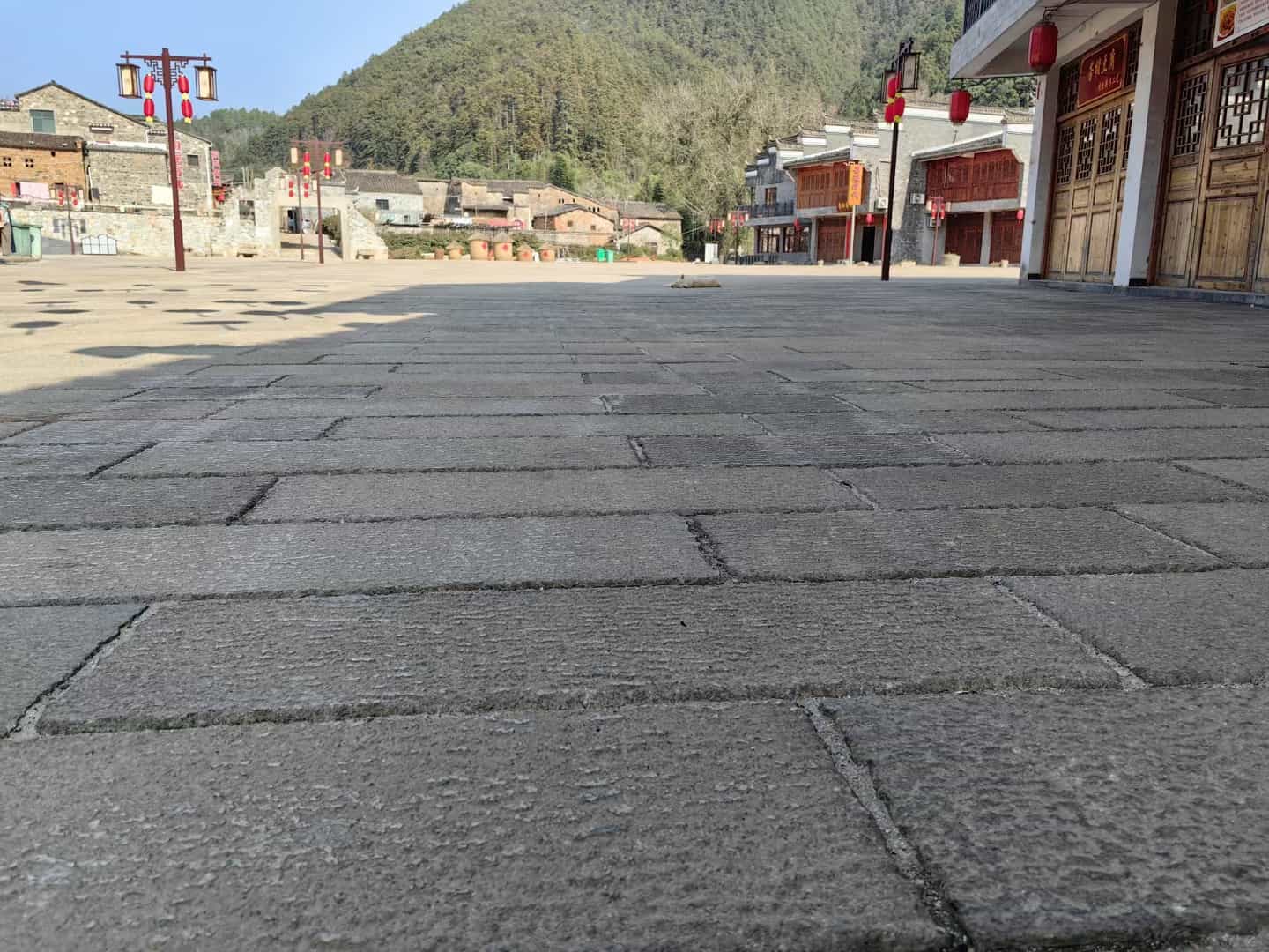娄底仿古石铺装效果