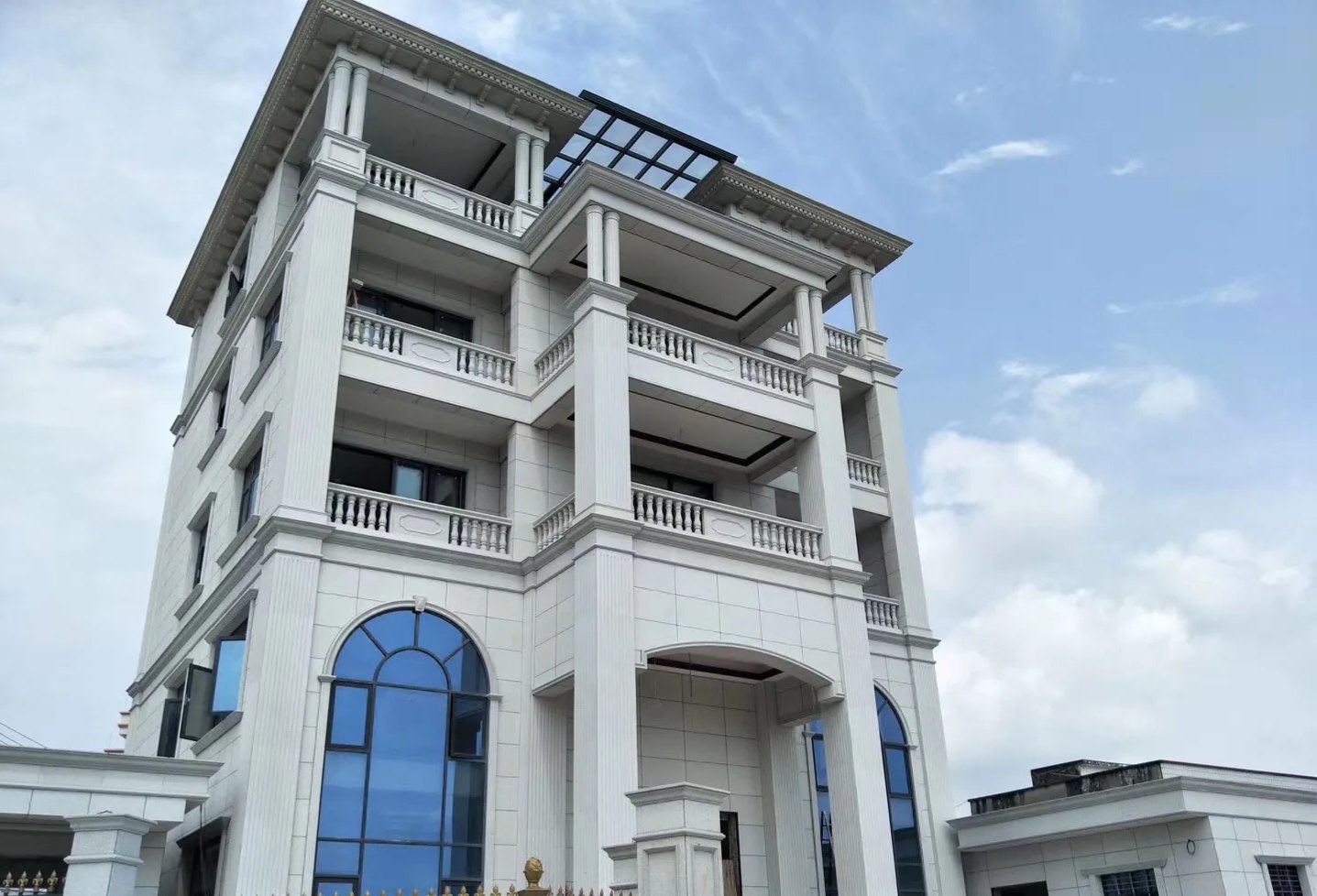 娄底芝麻白别墅干挂效果展示