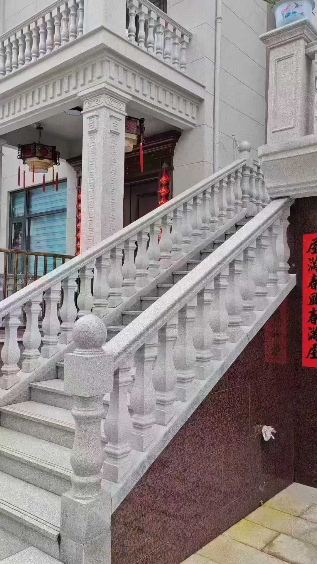 娄底 天然石材 阳台庭院护栏、栏杆