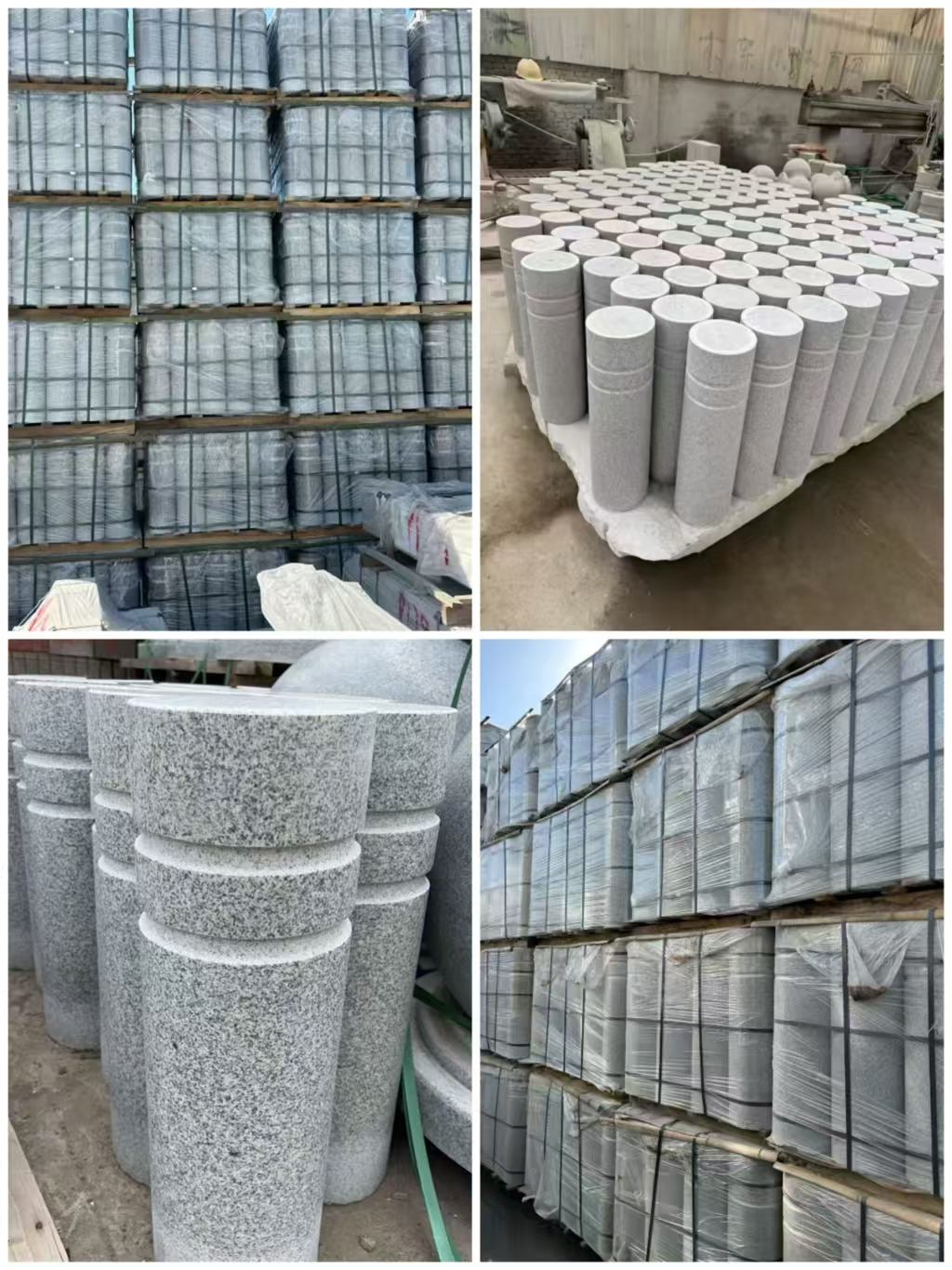 娄底 芝麻白花岗岩挡车柱、隔离柱多少钱